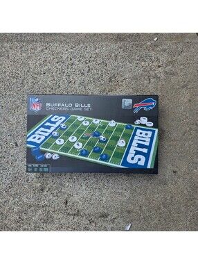 MasterPieces officially licensed Buffalo Bills NFL checkers game set